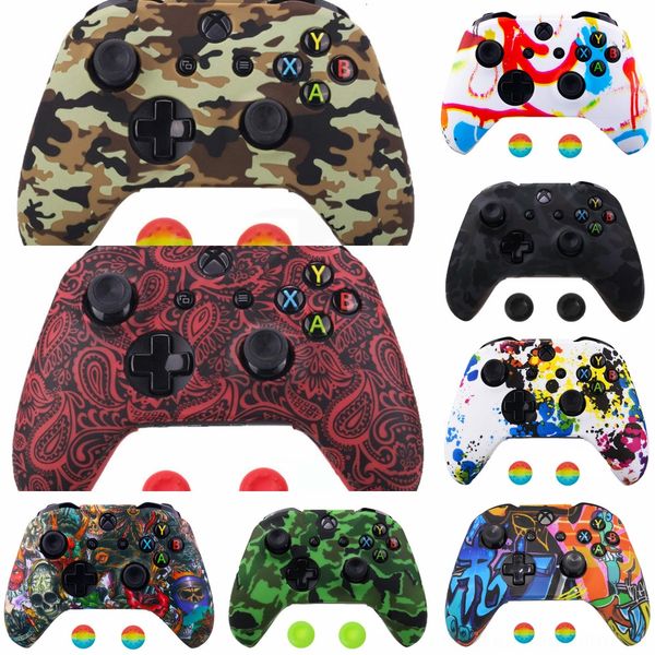 

vbcww replacement shell soft touch faceplate rails front handle grip side upper cover case for xbox one slim s one controller repair