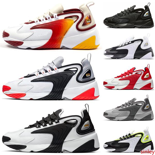

tekno zoom 2k running shoes designer luxury men women 2000 black white orange navy flat sports sneakers mens trainers runner size 36-45