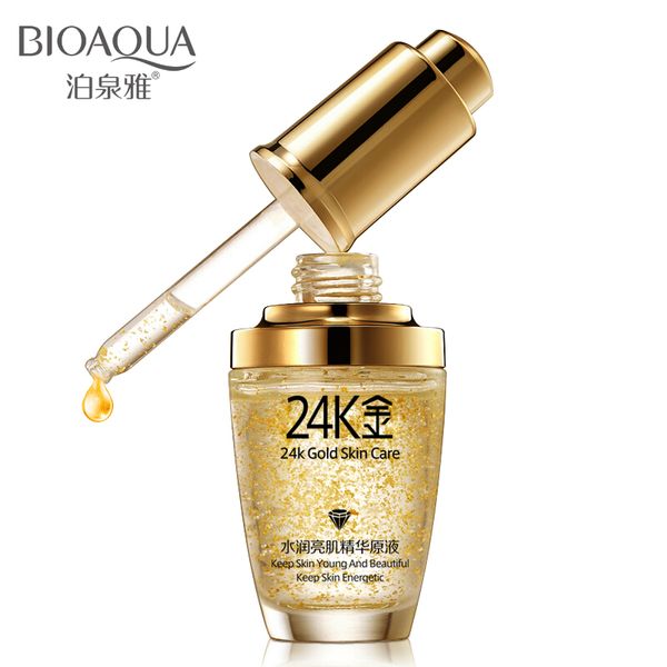 

BIOAQUA 24K Gold Face Cream Whiten Moisturizing 24 K Gold Day Cream Hydrating 24K Essence Serum For Women Face Skin Care
