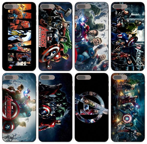 

tongtrade] marvel superman batman heros iron man case for iphone x xs max 11 pro 8 7 6s 6 5s galaxy a90 a9s huawei gt3 gx8 lg nexus 5x case