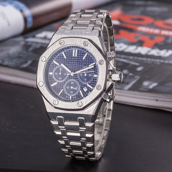 

Бренд мужской моды бизнес-часы ROYAL OAK классический стиль 40 мм ремешок из нержавеющ