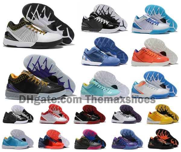 

mamba zoom kobe iv 4 kb protro draft day hornets carpe diem del sol sports basketball shoes mens zk4 4s sneakers size us7-12