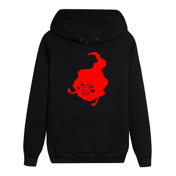 

cartoon mob psycho 100 mob dimple logo long sleeve hoodie pullover casual hoodies holran brand coat, Black