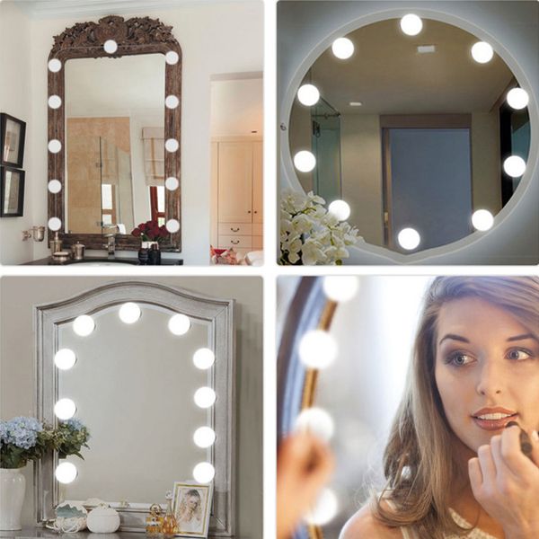 2019 Vanity Mirror Lights Kit Led For With Dimmer And Usb Phone Charger Makeup Bathroom Dressing Room From