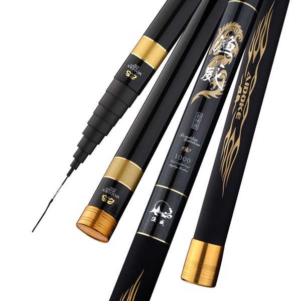 

carbon fishing olta 8/9/10/11/12/13m long rod fishing poles artillery hitting nest canne stream rod super-light super-hard pesca