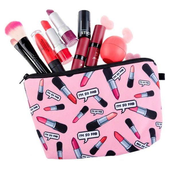 

2020 new cosmetic bag wash bag ladies clutch make up box