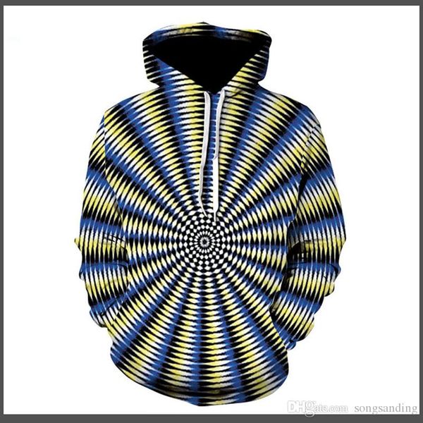 

2018 мужчины женщины толстовка 3d вихрь окрашенные свободные хлопок толстовка свитер с длинными рукавами осень зима мужской свитер пуловер w, White;black