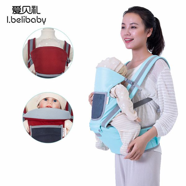 

ibelibaby baby carriers anti-slip sling for newborns breathable ergonomic baby carrier cotton travel wrap sling