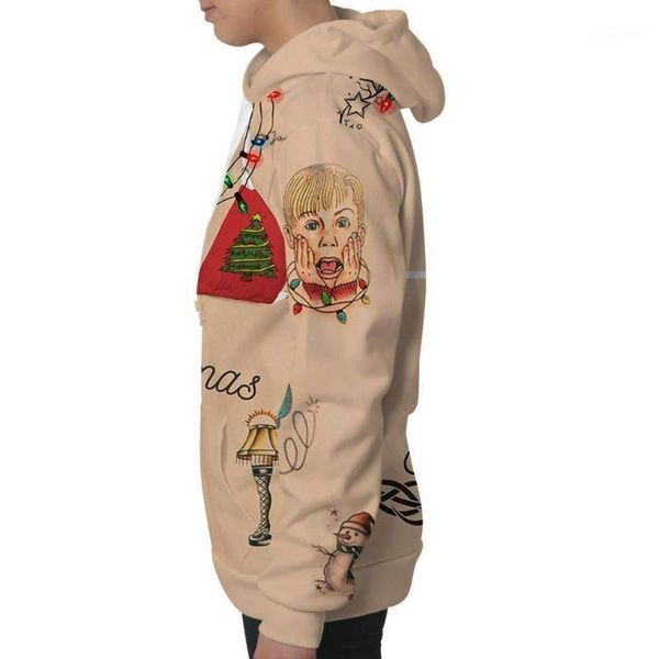 

tree hooded sweatshirts gift women 3d printed designer hoodies fashion christmas cool xmas, Black