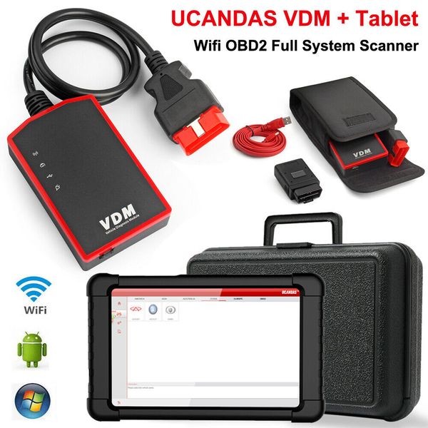 

Ucanda vdm v3 9 wifi tablet obd2 obdii car full y tem diagno tic canner tool