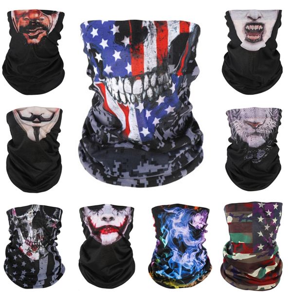 

mandala windproof masks paisley cycling skull scarf sports face mask fishing cycling running neck er magic protective gear c #641#425, Blue;black