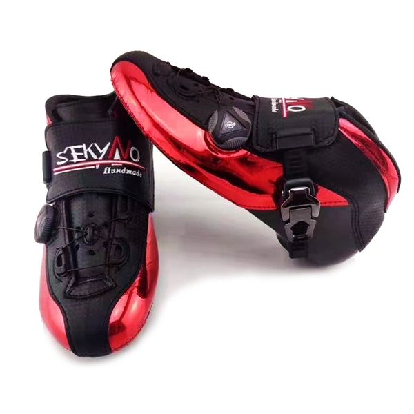 

2019 self-locking speed inline skates boot eur size 29-45 carbon fiber professional competition racing skating shoes patines