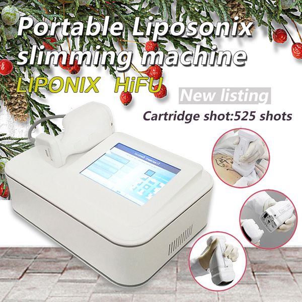 

2019 new portable hifu high intensity focused ultrasound liposonix cellulite reduction slimming machine dhl