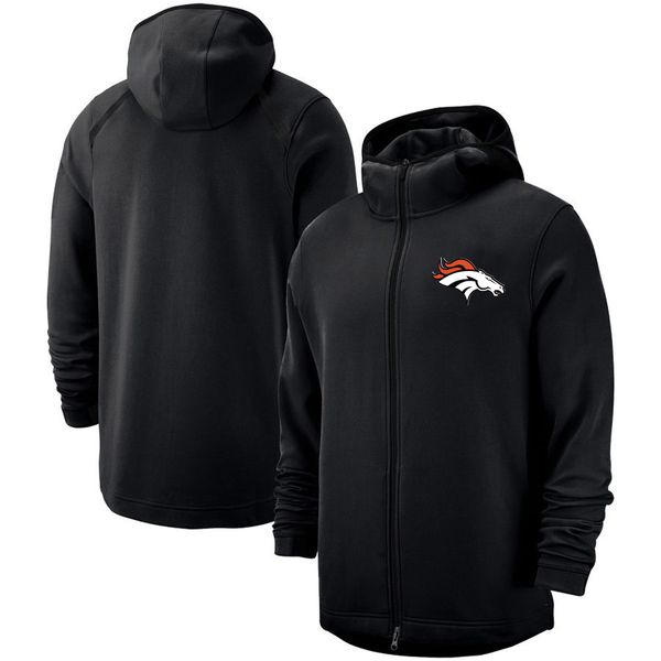 

2019 denver broncos men style nfl showtime therma flex performance full-zip hoodie-black, Blue;black