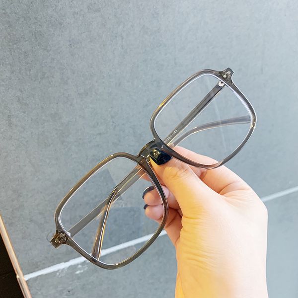 

wholesale-mizho brand superstar big eye glasses frames for women vi fashion transparent plastic ladies optical glasses frame square, Black
