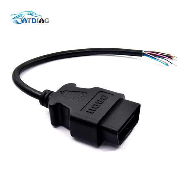 

female cable obd2 16pin male plug connector for elm327 extension adapter obd cable obdii eobd odb2 16 pin obd 2 adaptor opening