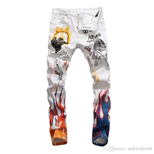 

2020 famous brand designer jeans men fashion street wear mens designer motorcycle luxury fashion mens designer joggers, Blue