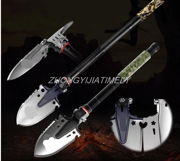 

camping shovel, folding shovel, german outdoor special forces multi-purpose car fishing shovel