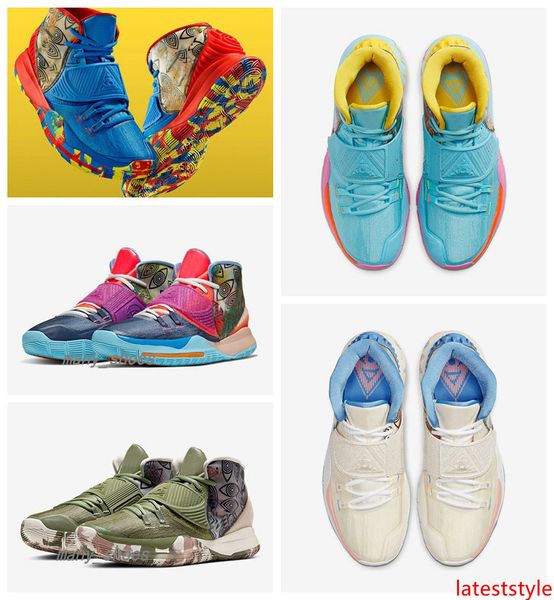 

2020 новый мужской kyrie pre-heat 6 токио пекин гуанчжоу дизайнерские кроссовки kyrie nyc 6 майами хьюстон исцелить мир спортивной баскетбол