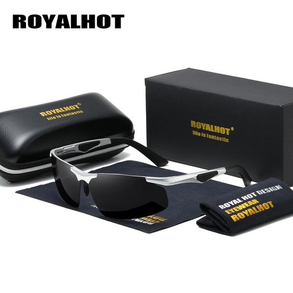 

royalhot мужчины женщины поляризованные aloy rectangle frame солнцезащитные очки вождение вс оттенки óculos мужчина мужчина для p60011 tgucf