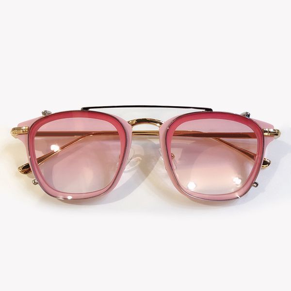 

2020 new double lens rectangular sunglasses women's men's fashion mirror sunglasses uv400 high quality