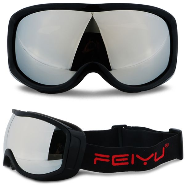 

2017 winter kids skiing goggles gafas lens uv400 unti-fog snowboard sknow stating glasses eyewear motocross moto antiparras