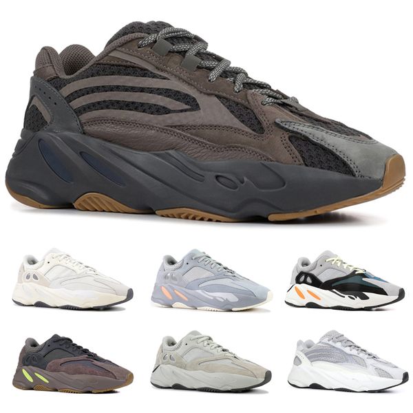 

700 Men Women Designer Running Shoes Runner Wave Vanta Salt Inertia Static Analog Geode Mauve Kanye West Trainer Sport Sneaker Free Shipping