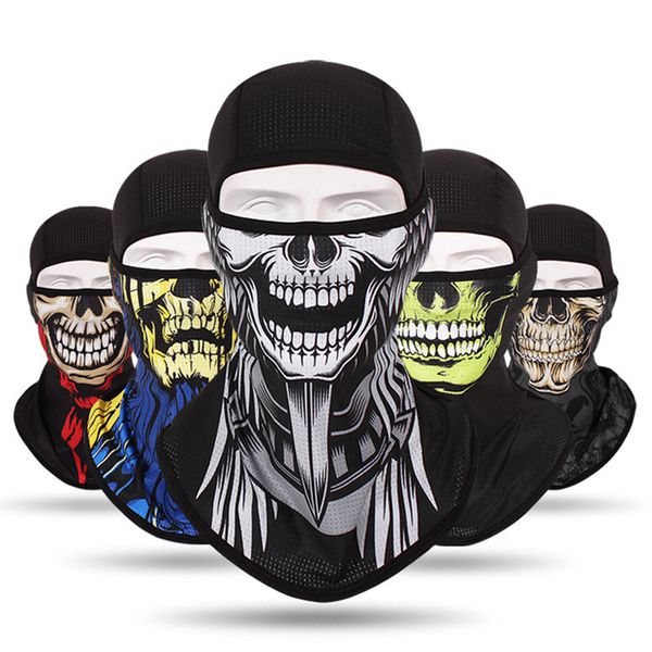 

multicam cp camouflage balaclava full face mask headwear cycling hunting army bike helmet liner tactical cap, Black