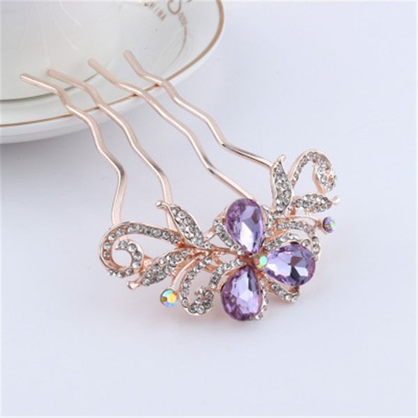 

новый жемчуг горный хрусталь гребень европа и америка популярные праздник партии заколки для волос высокого класса бутик свадебные аксессуар, Golden;white