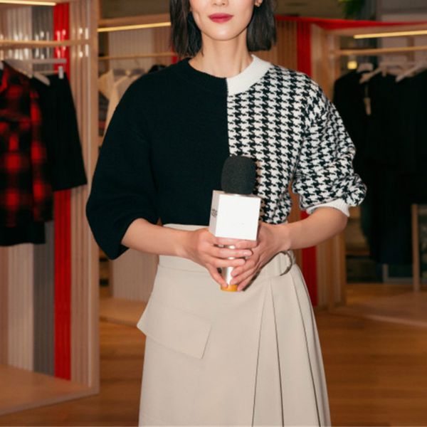 

асимметричная водолазка женский 2019 новый контраст мозаика вязаная рубашка свитера sa1092, White;black