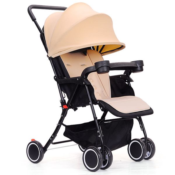 

lightweight stroller can sit lie trolley portable light umbrella car shock absorber baby carriage four seasons available 3.8kg