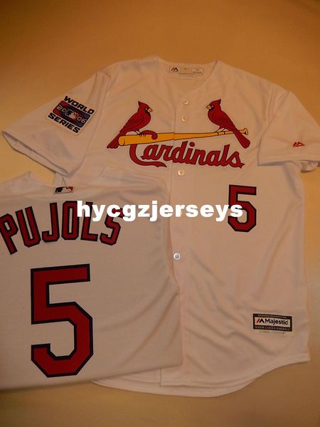 

baseball sc #5 albert pujols sewn 2006 jersey mens stitched jerseys big and tall size xs-6xl for sale, Black;blue