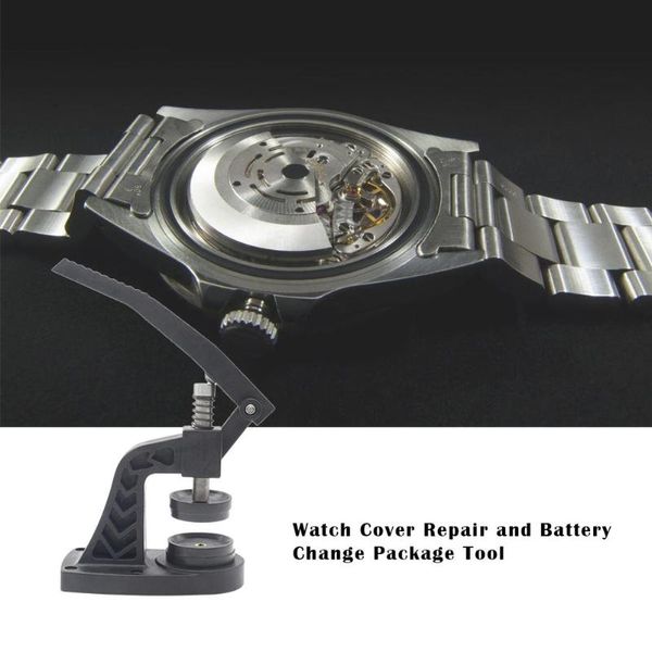 

watch press tool with watch battery replacement tool kit and fitting dies for back closer opener back case repair set