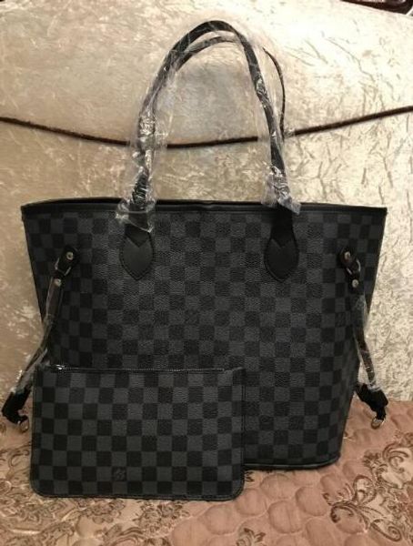 

2pc et high qulity cla ic handbag 13 loui 13 vuitton women flower ladie compo ite tote pu leather clutch houlder with wallet