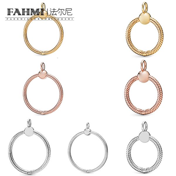 

fahmi 100% 925 sterling silver shine medium moments o pendant rose medium moments o pendant diy bracelet pendant, Black