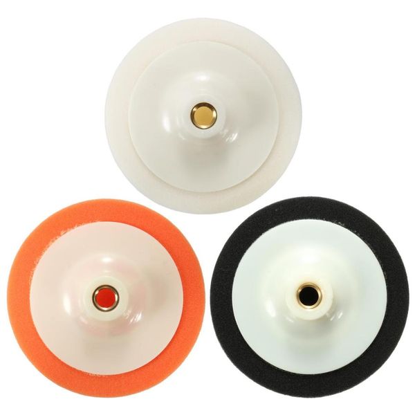 

6 inch 150mm car buffing polishing sponge head pad mop thread compounding white/black/orange