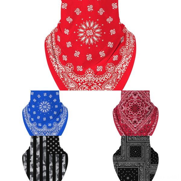 

ydous headband scarf hip-hop bandanas head scarf scarves vintage outdoor towel magic neck pocket skull mask bandana face cycling, Black