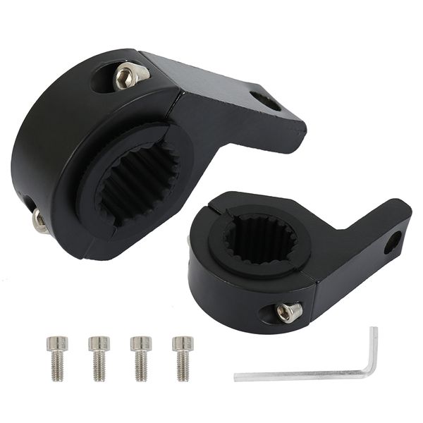 

2x 1''inch mount bracket tube clamps for led light bar off road