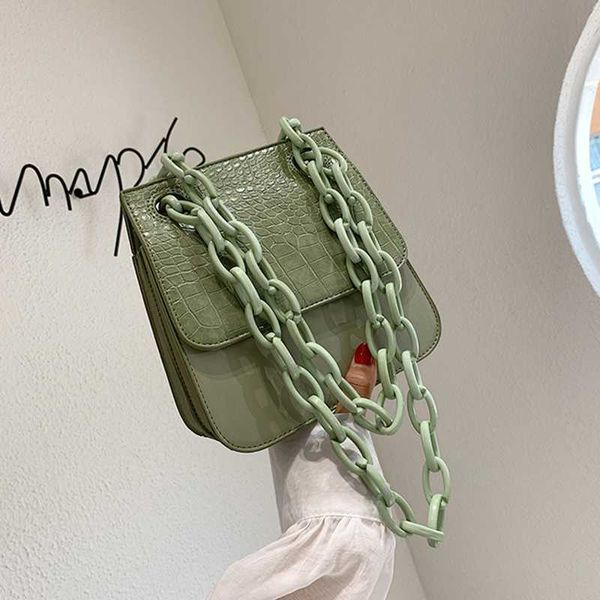 

stone pattern pu leather crossbody bags for women 2020 luxury shoulder handbags female travel chain cross body bag