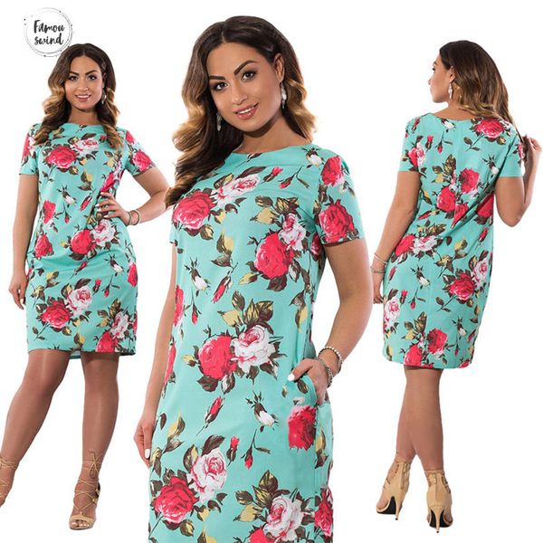 

плюс осень размер платья европа женский печати больших размеров карандаша женщин большого размера одежда фонариков рукавом 6xl vestidos диза, Black;gray