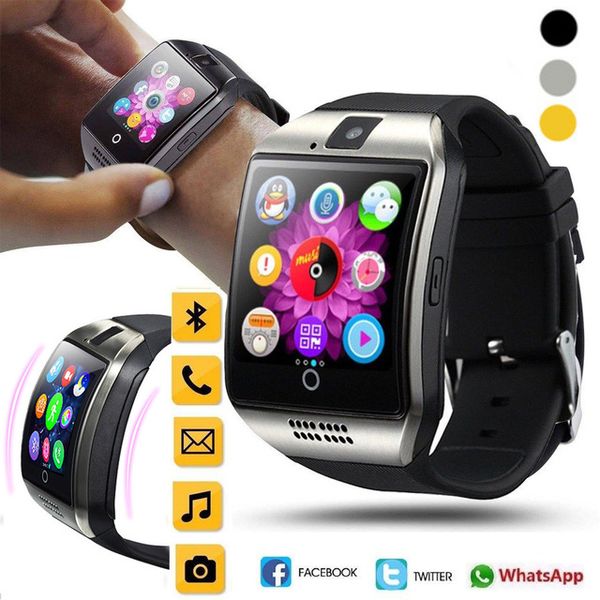 

2019 Smart Watch Q18 Наручные Часы NFC Bluetooth Телефон Часы Поддержка SIM-карты Фитнес-Трекер На