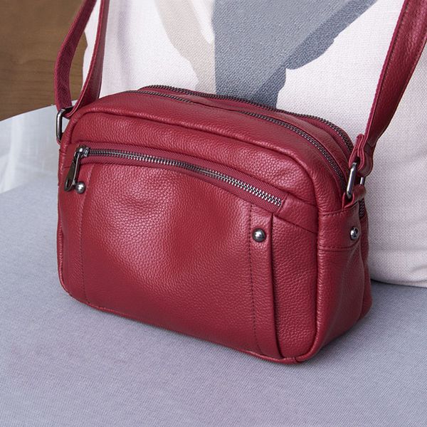 

genuine leather women shoulder bag fashion small crossbody bags for women luxury handbags and purse female tote messenger bag t200322