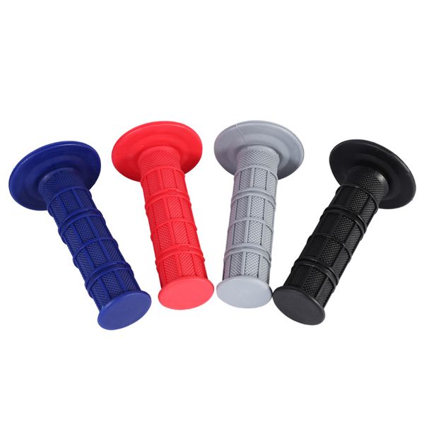 

22mm 7/8" silicone soft handle bar hand grips for pit dirt bike motorcycle black handle bar hand grips handlebar