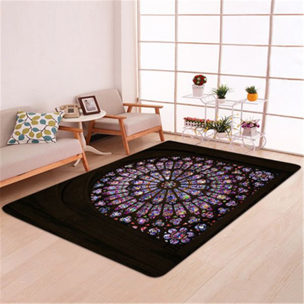 

notre dame memorial carpet paris pattern square area rug fleece kitchen bathroom
