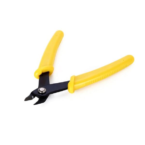 

1pc electrician wire cutter cutting pliers yellow tool