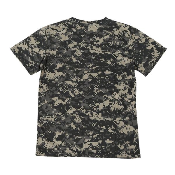 

new outdoor hunting camouflage t-shirt men breathable combat t shirt dry sport camo camp tees-acu green s outdoor t-shirts, Gray;blue