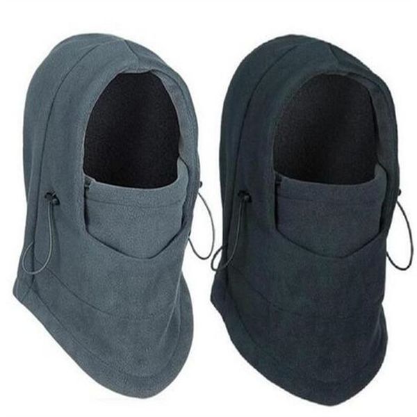

new winter warm hat fleece beanies hats for men skull bandana neck warmer balaclava ski snowboard face mask,wargame special forces mask, Blue;gray