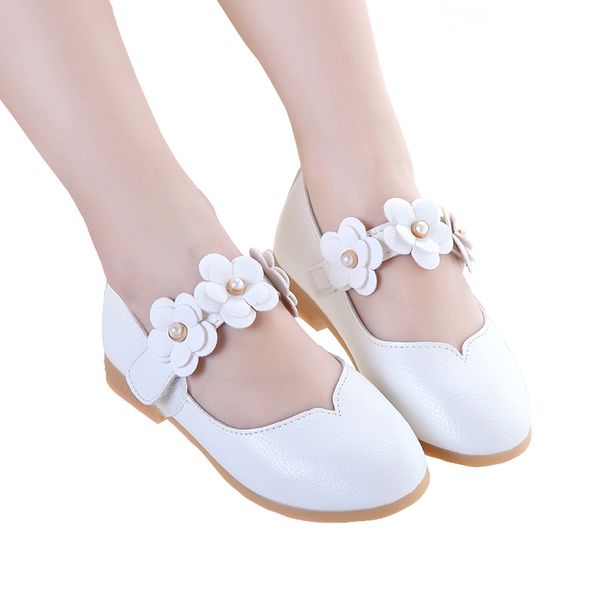 

белый розовый дети малышей цветок дети девушки свадебное платье принцесса кожаная обувь для подростков девочек танцевальная обувь новый, Black;grey