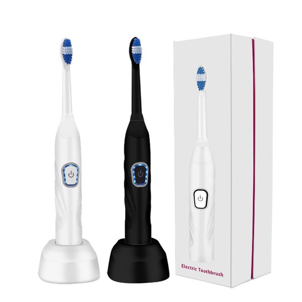 

powerful electric toothbrush ipx7 waterproof usb rechargeable ultrasonic washable whitening teeth brush with 2 brush heads