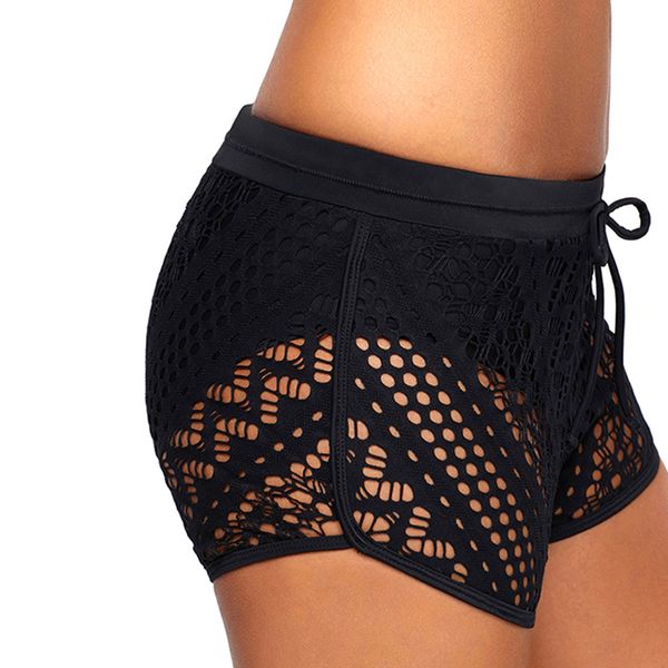 

new women hollow out lace bathing shorts beachwear briefs swimsuit for summer xd88